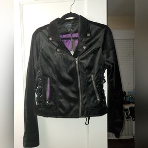 Suede Malificent Moto Jacket